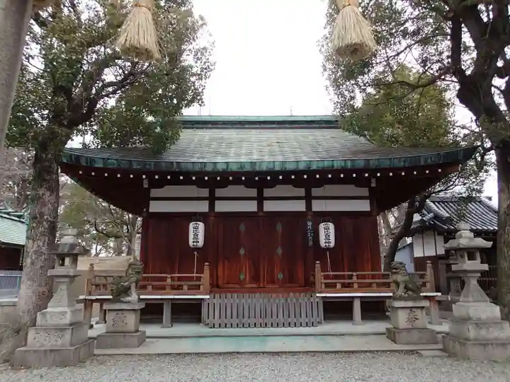 赤留比売命神社(杭全神社飛地境内社)の本殿・本堂