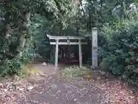 白山神社の鳥居