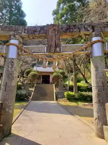 崎津諏訪神社の鳥居