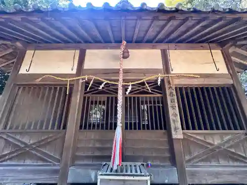 東大谷日女命神社の本殿