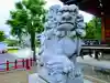 朝日氷川神社の狛犬