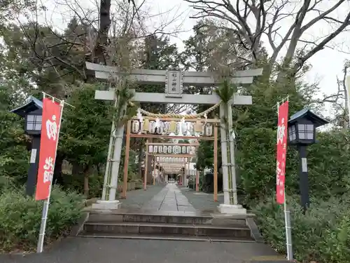 星川杉山神社の鳥居