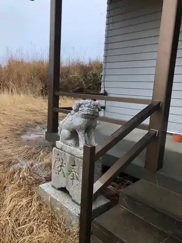 古潭八幡神社の狛犬