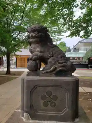 新井天神北野神社の狛犬