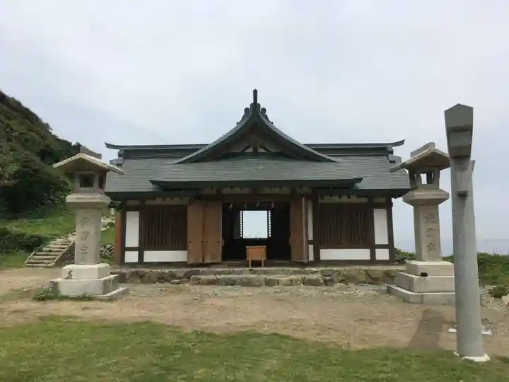 宗像大社沖津宮遥拝所の本殿・本堂