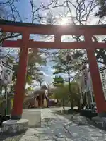 旗上弁財天社の鳥居