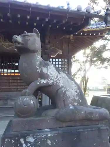 千疋伊南理神社の狛犬