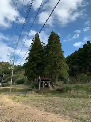 神明神社の自然