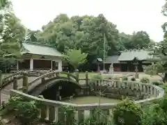 明治川神社の庭園