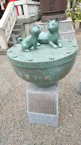 元郷氷川神社の狛犬