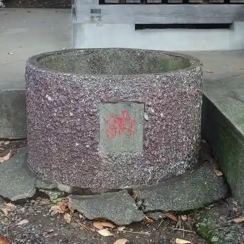 中曽根天祖神社の手水舎