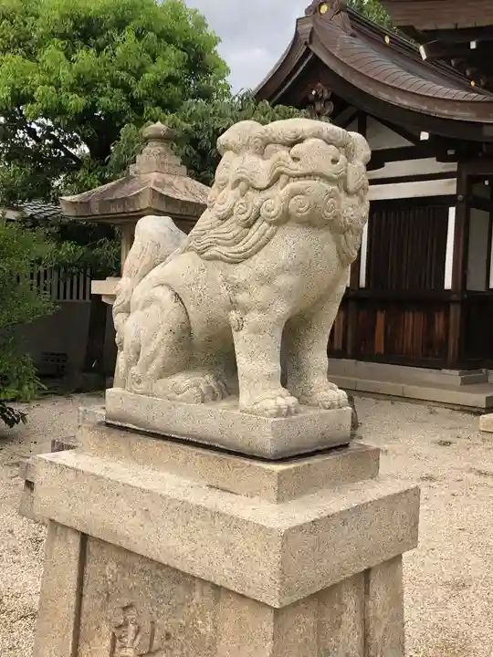 荒井神社の狛犬