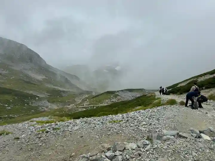 雄山神社峰本社の景色