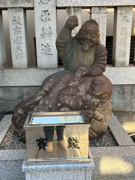 柳原蛭子神社(柳原えびす神社)の{uncategorized: "未分類", other: "その他", undefined: "問題あり", building: "その他建物", grave: "お墓", sacred_gate: "鳥居", guardian: "狛犬", statue: "像", buddha: "仏像", history: "歴史", nature: "自然", garden: "庭園", animal: "動物", pagoda: "塔", temizu: "手水舎", mountain_gate: "山門・神門", sanctuary: "本殿・本堂", subordinate: "末社・摂社", art: "芸術", scenery: "景色", jizo: "地蔵", ema: "絵馬", goshuin: "御朱印", omikuji: "おみくじ", items: "授与品その他", amulet: "お守り", goshuincho: "御朱印帳", eats: "食事", festival: "お祭り", votive_dance: "神楽", shichigosan: "七五三参", wedding: "結婚式", experience: "体験その他", initially: "初詣", around: "周辺", anti_infection: "感染症対策"}