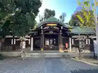 白金氷川神社の本殿・本堂