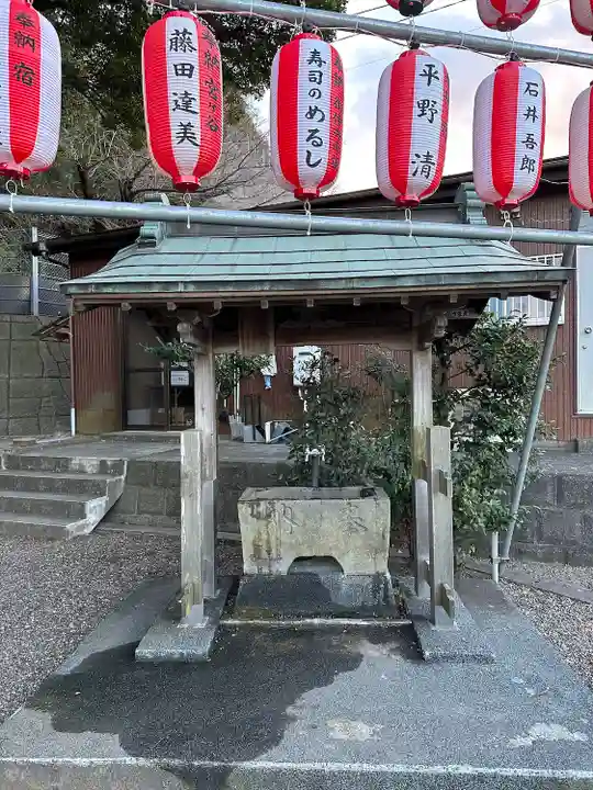 手子神社の手水舎