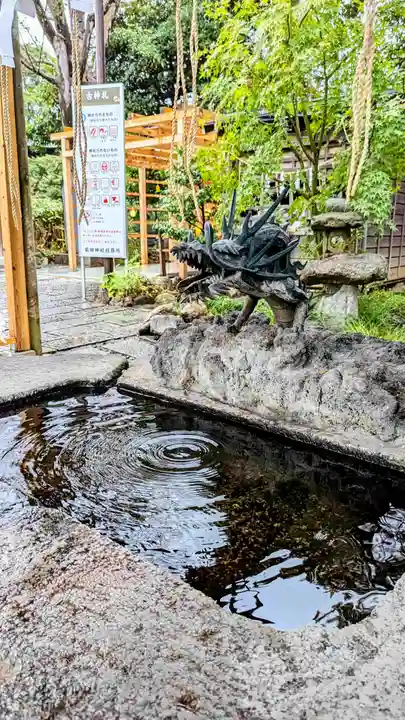 菊田神社の手水舎