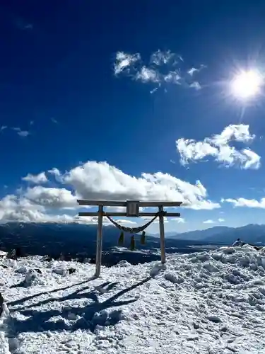 車山神社の鳥居