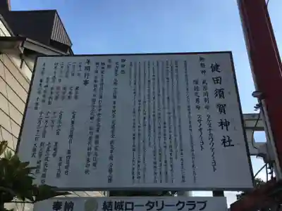 健田須賀神社の歴史