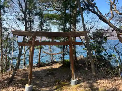 松倉神社の鳥居