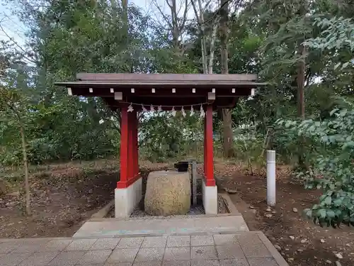 柞祖霊社の手水舎