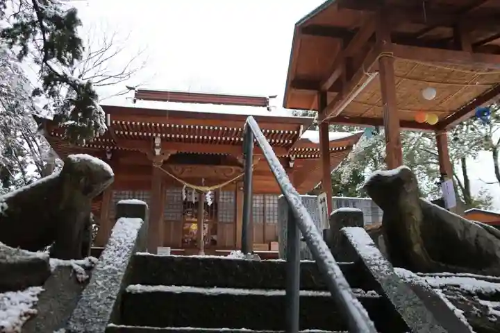 阿久津「田村神社」(郡山市阿久津町)旧社名:伊豆箱根三嶋三社の本殿・本堂