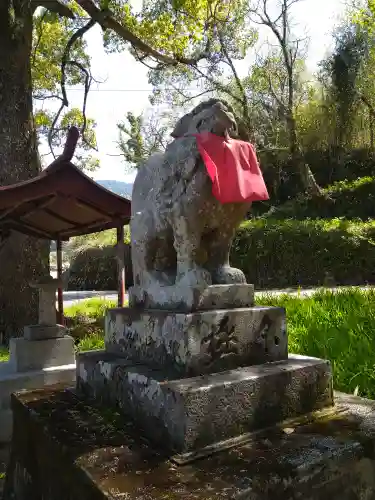 上一宮大粟神社の狛犬