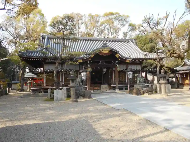 杭全神社の本殿・本堂