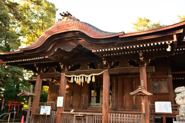 玉川神社の本殿・本堂