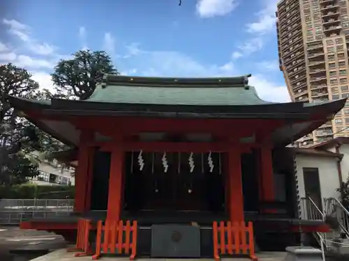 麻布氷川神社の本殿・本堂