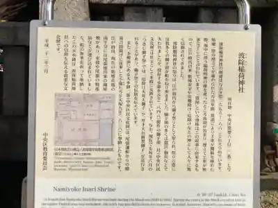 波除神社(波除稲荷神社)の歴史