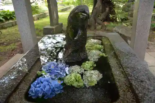 神炊館神社 ⁂奥州須賀川総鎮守⁂の手水