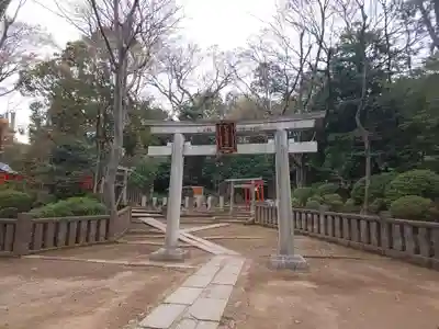 根津神社の鳥居