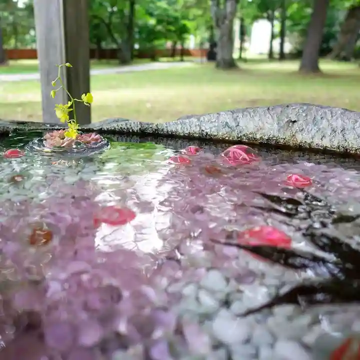 帯廣神社の手水舎