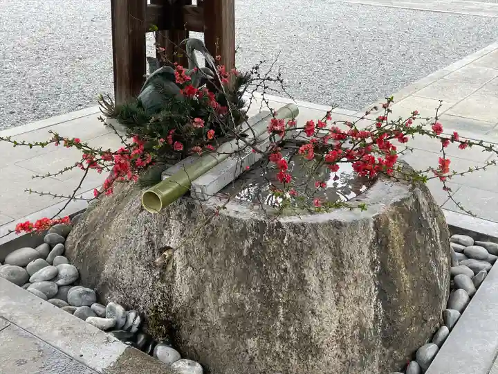 白鷺神社の手水舎