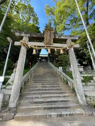 山﨑八幡宮の鳥居