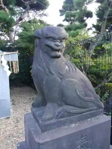五方山熊野神社の狛犬