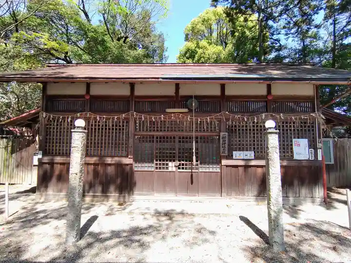 一御田神社の本殿・本堂