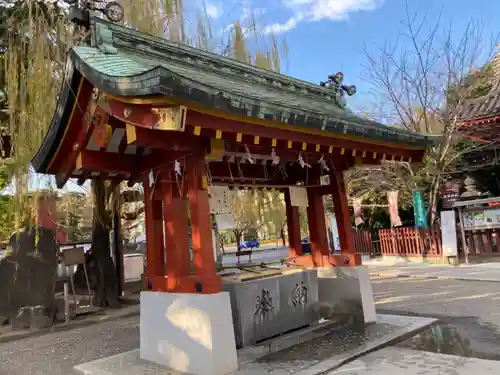 浅草神社の手水舎