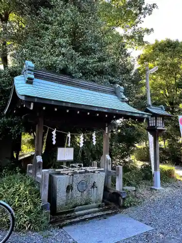 立川熊野神社の手水