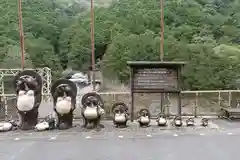 御髪神社の像