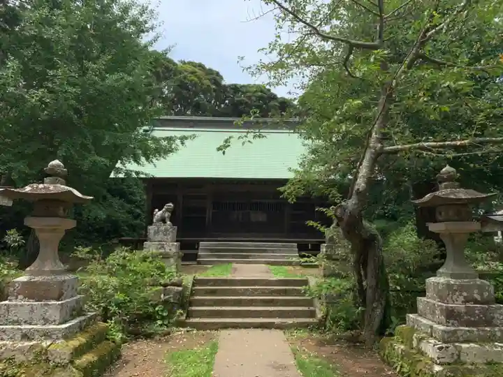 諏訪神社の本殿・本堂