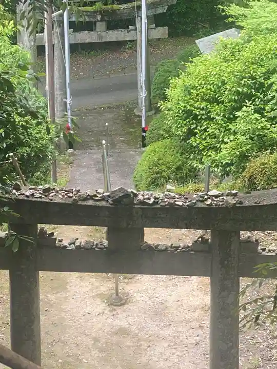 佐谷神社の鳥居