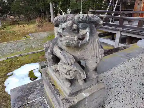 相馬妙見宮　大上川神社の狛犬