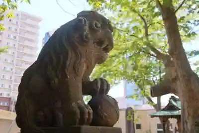 阿邪訶根神社の狛犬