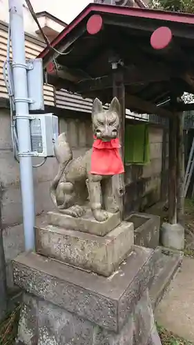 福田稲荷神社の狛犬