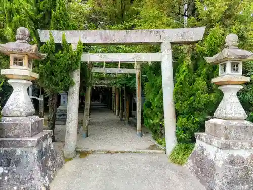 明星神社の鳥居
