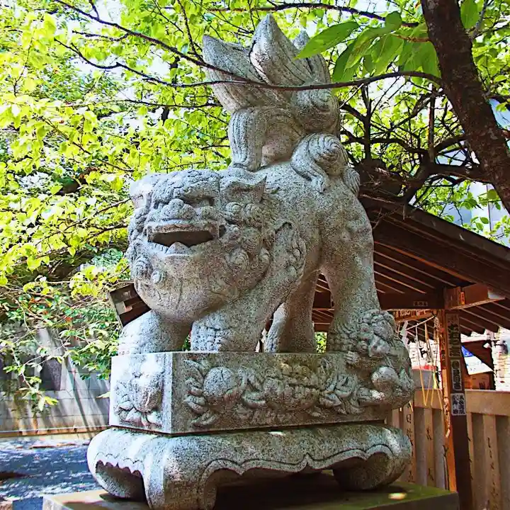 元三島神社の狛犬