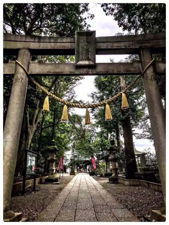篠原八幡神社の鳥居
