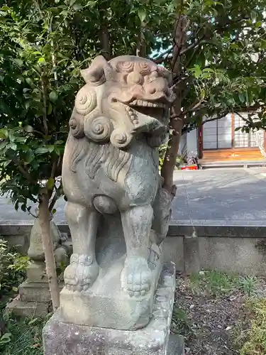 漢國神社の狛犬